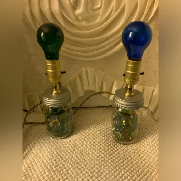 GLASS FRUIT JAR LAMPS by EXCELSIOR